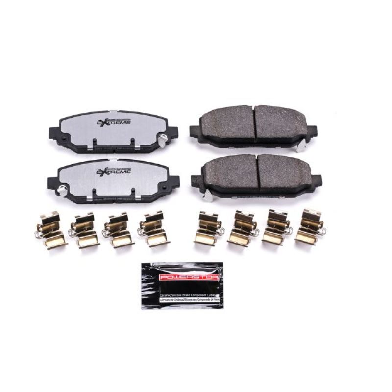 Power Stop 18-19 Jeep Wrangler Rear Z36 Truck & Tow Brake Pads w/Hardware - 0