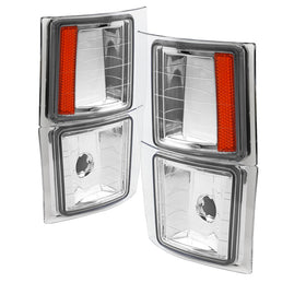 xTune Chevy Suburban 94-98 4 pcs Corner Lights Chrome CCL-JH-CCK88-E-AM - 0