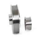 BBK 96-01 Mustang 4.6 GT Cobra Underdrive Pulley Kit - Lightweight CNC Billet Aluminum (3pc)-13