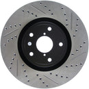 StopTech 05-10 Subaru Impreza WRX/STi Slotted & Drilled Left Front Rotor-4