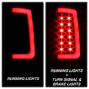 Spyder 07-13 GMC Sierra 1500 V2 Light Bar LED Tail Lights - Black (ALT-YD-GS07V2-LBLED-BK)-4