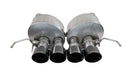 Corsa 2014-2019 Chevrolet Corvette C7 6.2L 2.75in Xtreme Valve-Back w/ Dual NPP & Quad Black Tips-6