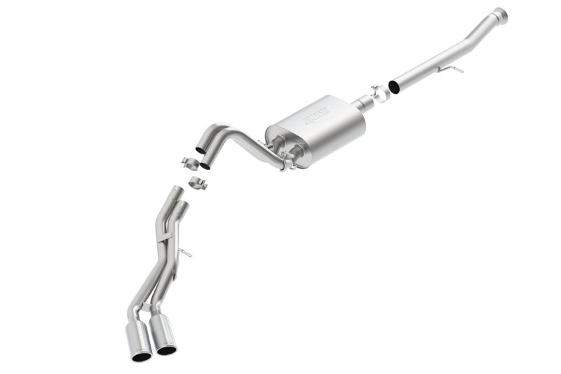 Borla 15-16 Cadillac Escalade ESV/Yukon Denali XL 6.2L V8 AT Split Side Ext SS S-Type CB Exhaust - 0