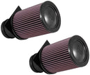 K&N 2014-2015 Audi R8 V10-5.2L F/I Drop In Air Filter (2 Per Box)-2