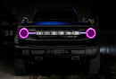 Oracle 21-22 Ford Bronco Headlight Halo Kit w/DRL Bar - Base Headlights ColorSHIFT -w/RF Controller-20