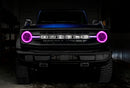 Oracle 21-22 Ford Bronco Headlight Halo Kit w/DRL Bar - Base Headlights ColorSHIFT -w/2.0 Controller-20