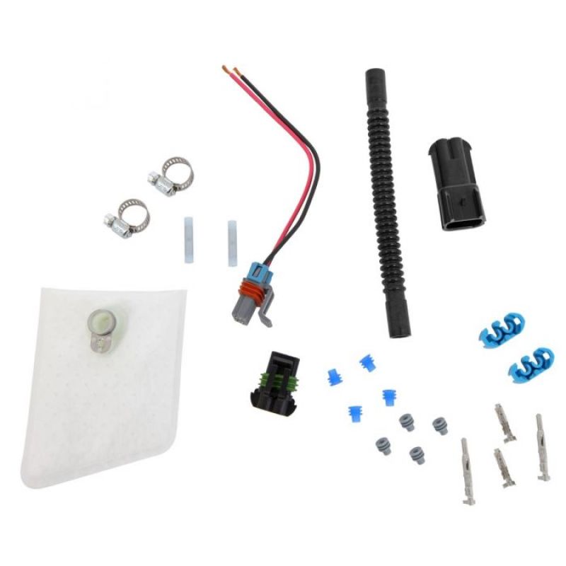 Walbro Universal Installation Kit: Fuel Filter/Wiring Harness/Fuel Line for F90000267 E85 Pump - 0