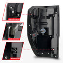 ANZO 19-22 Ford Ranger Full LED Taillights w/ Lightbar Sequential Signal Black Housing/Smoke Lens-12