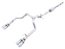 AWE Tuning 4th Gen GM 1500 5.3L 0FG Cat-Back Split Rear Exit (w/ Bumper Cutouts) - Quad Chrome Tips-1