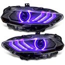 Oracle Lighting 18-23 Ford Mustang Dynamic ColorSHIFT LED Headlights - Black Series-39