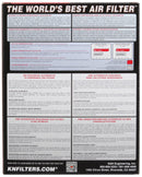 K&N Replacement Air Filter KAWASAKI KLE650; 2019 Pack of 6-10