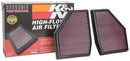 K&N 18-19 BMW M5 V8 4.4L F/I Turbo Replacement Air Filter (Two Per Box)-11