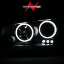 ANZO 2006-2010 Dodge Charger Projector Headlights w/ Halo Chrome (CCFL)-12