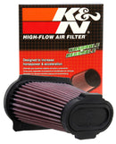 K&N 01-05 Yamaha YFM660R Raptor Replacement Air Filter-4