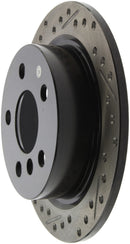 StopTech 14-15 Mini Cooper Base Slotted & Drilled Rear Right Rotor-6