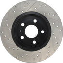 StopTech Power Slot 09-10 Audi A4/A4 Quattro / 08-10 A5 / 10 S4 Rear Left Drilled & Slotted Rotor-8