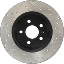 StopTech Power Slot 09-10 Audi A4/A4 Quattro / 08-10 A5 / 10 S4 Rear Right Drilled & Slotted Rotor-10