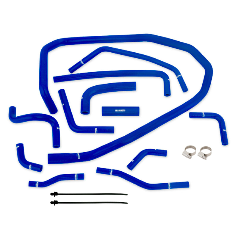 Mishimoto 2015 Subaru WRX Blue Silicone Radiator Coolant Ancillary Hoses Kit - 0