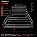 Go Rhino Universal 65in SRM 600 Basket Style Rack - Textured black-25