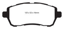 EBC 10+ Ford Fiesta 1.6L (Excl ST) Yellowstuff Front Brake Pads-7