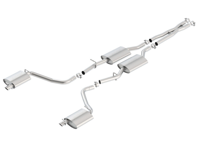 Borla 2015 Dodge Challenger 3.6L V6 S-TYPE Catback Exhaust No Tips Factory Valance - 0