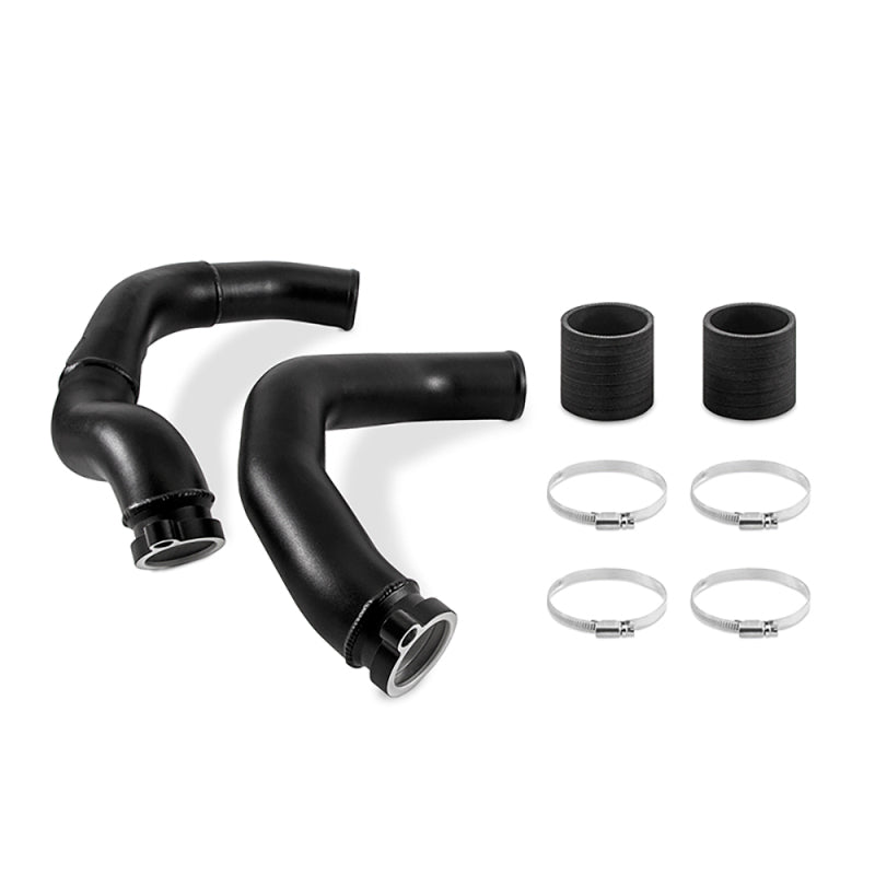 Mishimoto 2015+ BMW F8X M3/M4 Charge Pipe Kit - Wrinkle Black - 0