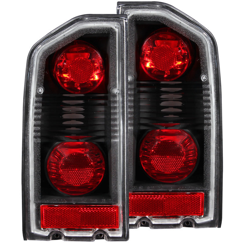 ANZO 1988-1998 Suzuki Vitara Taillights Black - 0