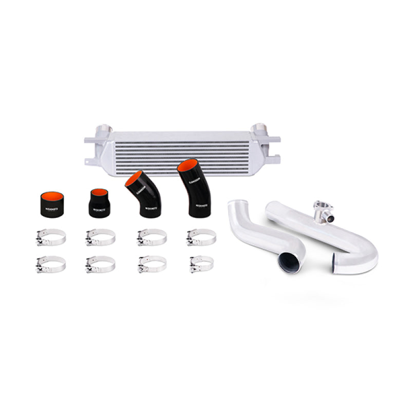 Mishimoto 2015 Ford Mustang EcoBoost Performance Intercooler Kit - Silver Core Polished Pipes - 0