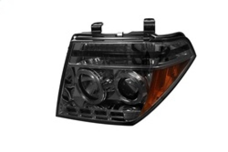 Spyder Nissan Frontier 05-08 Projector Headlights LED Halo LED Smke PRO-YD-NF05-HL-SM - 0