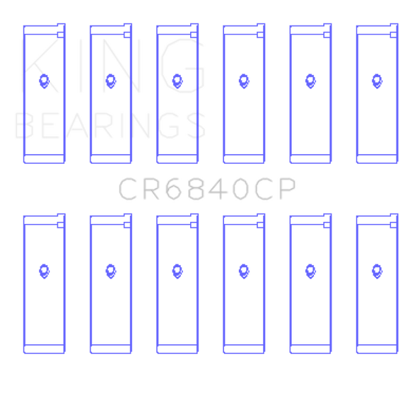 King Engine Bearings 05-12 Nissan VQ40DE 6 Cyl Rod Bearing Set - Size STD