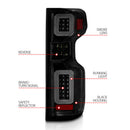 ANZO 19-21 Chevy Silverado Full LED Taillights Black Housing Smoke Lens G2 (w/C light Bars)-10