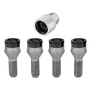 McGard Wheel Lock Bolt Set - 4pk. (Cone Seat) M12X1.5 / 17mm Hex / 25.5mm Shank Length - Black-4