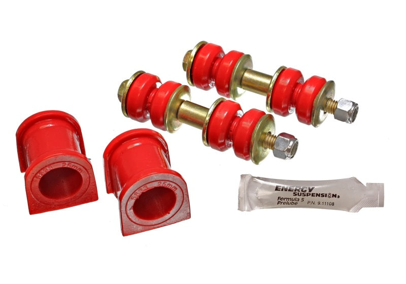 Energy Suspension 04-07 Scion xB Red 25mm Front Sway Bar Bushing Set - 0