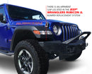 Go Rhino 07-20 Jeep Wrangler JL/JLU/JK/JKU/Gladiator JT Rockline Full Width Bumper w/ Overrider-4