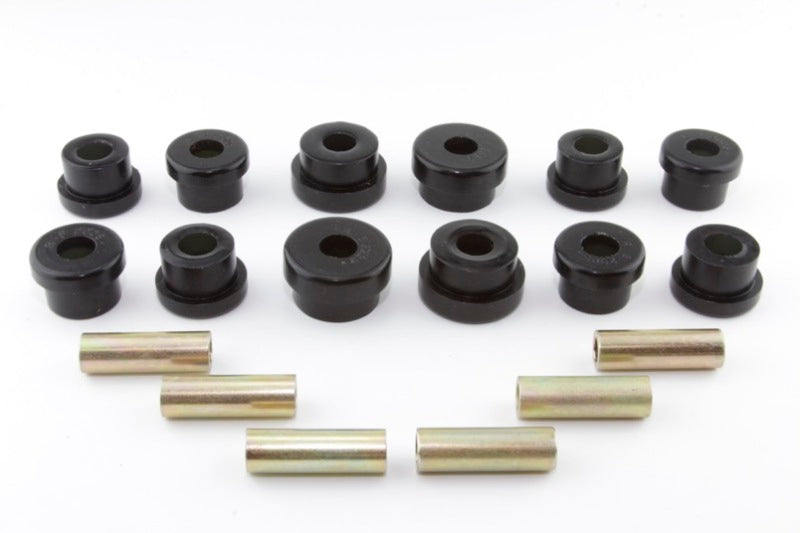 Whiteline Plus 88-00 Honda Civic / 88-9/95 CRX Rear Control Arm - Lower Inner & Outer Bushing Kit - 0