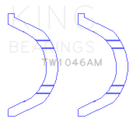 King Engine Bearings BMW N14B16C Thrust Washer Set - 0