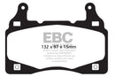 EBC 11-15 Chevrolet Camaro (5th Gen) 6.2 Redstuff Front Brake Pads-6