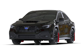 Rally Armor 22-26 Subaru WRX Red UR Mud Flap w/Black Logo - 0