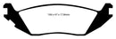 EBC 06-09 Chrysler Aspen 4.7 Greenstuff Rear Brake Pads-6