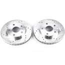 Power Stop 91-95 Toyota MR2 Front Evolution Drilled & Slotted Rotors - Pair-2
