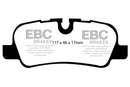 EBC 05-10 Land Rover LR3 4.4 Yellowstuff Rear Brake Pads-7