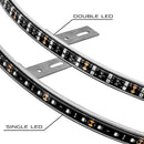 Oracle LED Illuminated Wheel Rings - Double LED - White-49