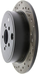StopTech 08-10 Impreza WRX (Exc STi)/08-10 Impreza Coupe/Sedan Slotted & Drilled Right Rear Rotor-13
