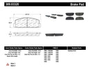 StopTech Performance 89-95 Mazda RX7 / 03-05 Mazda 6 Rear Brake Pads-3