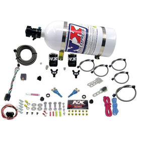 Nitrous Express 03-18 Nissan 350Z/370Z Dual Nozzle (35-150HP) w/10lb Bottle - 0