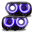 Oracle 15-21 Dodge Challenger RGB+W Headlight DRL Upgrade Kit - ColorSHIFT+W-16
