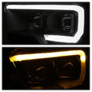 xTune Toyota Tacoma 16-18 DRL Light Bar Projector Headlights - Black PRO-JH-TTA16-LBDRL-BK-19