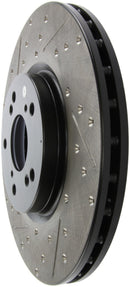 StopTech 04-08 Acura TL (Brembo Caliber) SportStop Slotted &amp; Drilled Right Front Rotor-11