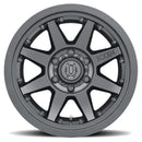 ICON Rebound Pro 17x8.5 5x5 -6mm Offset 4.5in BS 71.5mm Bore Satin Black Wheel-9