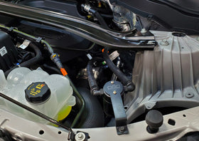 J&L 2020-2022 Ford Explorer 2.3L EcoBoost Driver Side Oil Separator 3.0 - Black Anodized - 0
